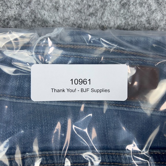 Judy Blue Jeans Womens 15 32‎ Skinny Fit Blue Distressed Raw Hem Stretch Denim - Picture 14 of 14